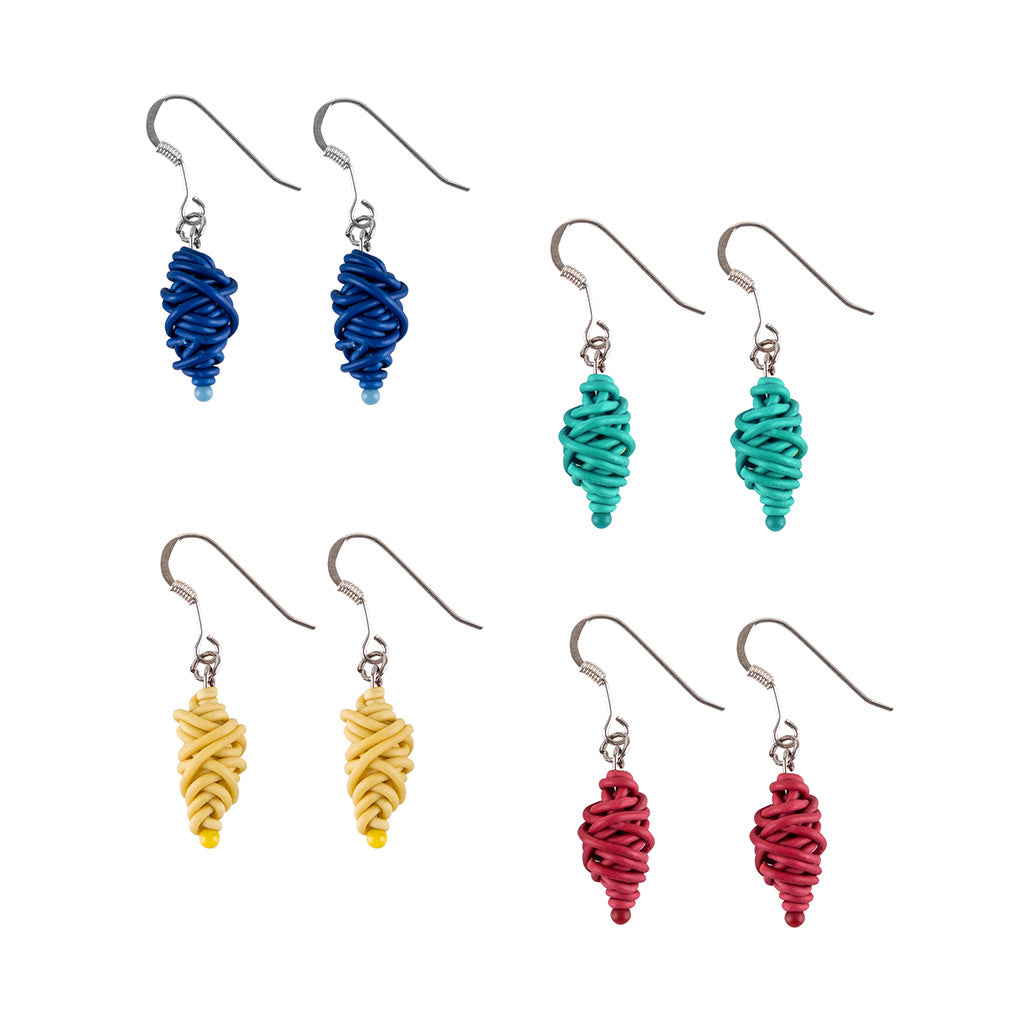 Isla Recycled Electrical Wire Earrings (4 Colours Available)