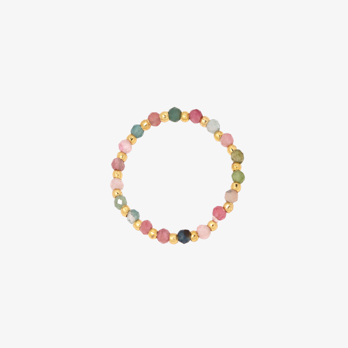 Stretched gemstone ring