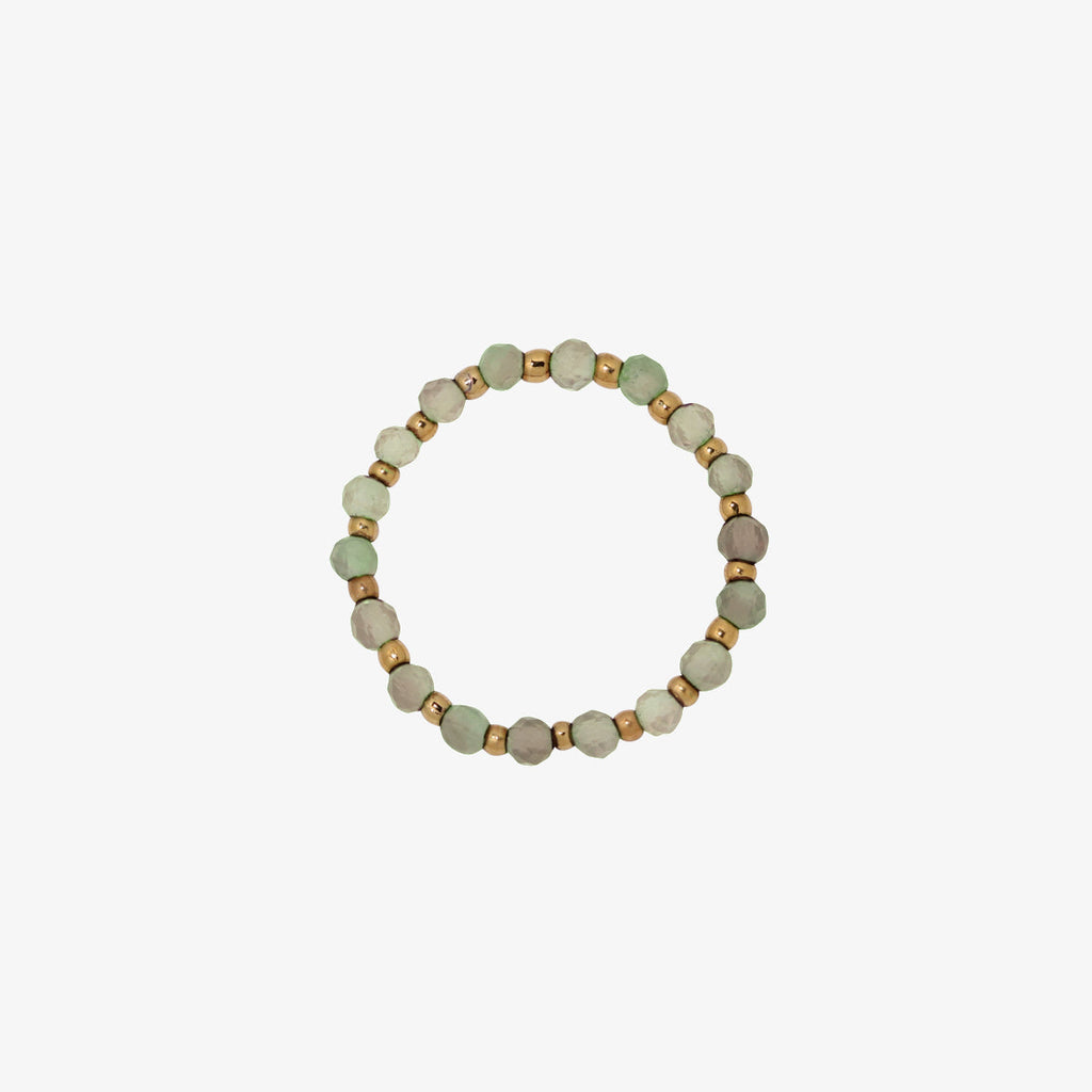 Stretched gemstone ring