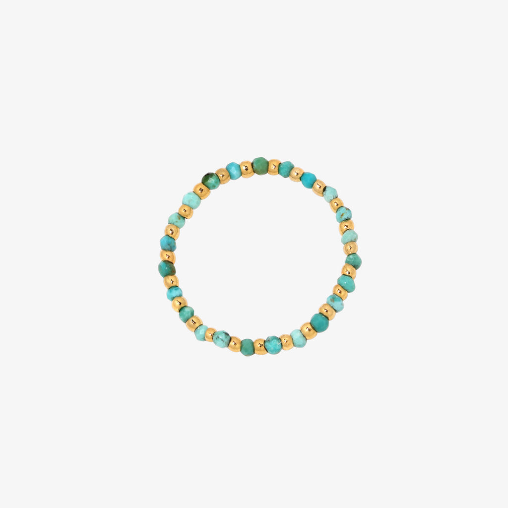 Stretched gemstone ring