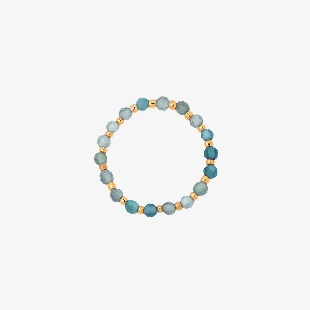 Stretched gemstone ring